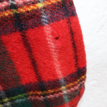 Vintage 80er 90er DOLCE & GABBANA Wollweste gefüttert kariert Weste Wolle XL