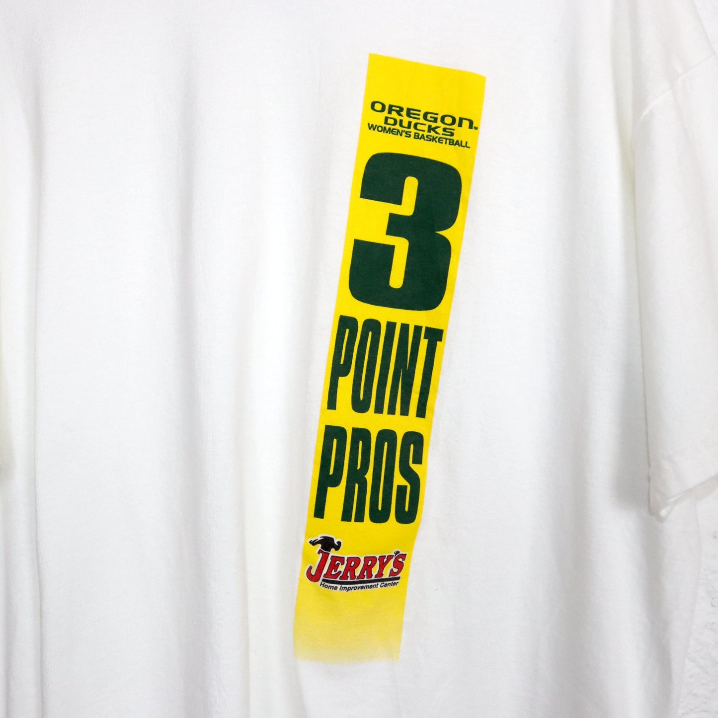 Vintage 80s 90s PORT&amp;COMPANY T-Shirt short sleeve print women's basketball white L