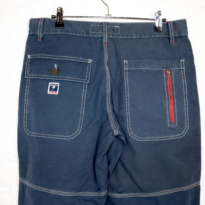 Vintage 90s 00s Y2k KILLAH Baggy Pants Straight Leg Dark Blue Deadstock W29