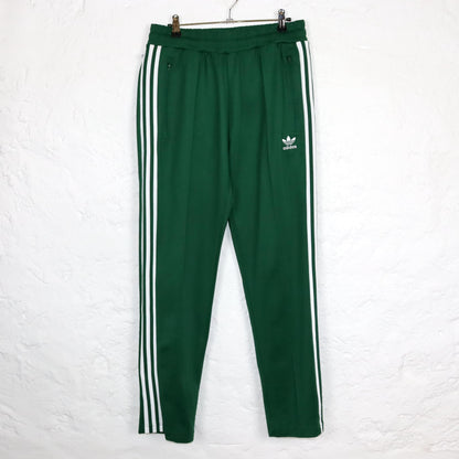 Vintage 80s 90s Y2k ADIDAS tracksuit bottoms green M