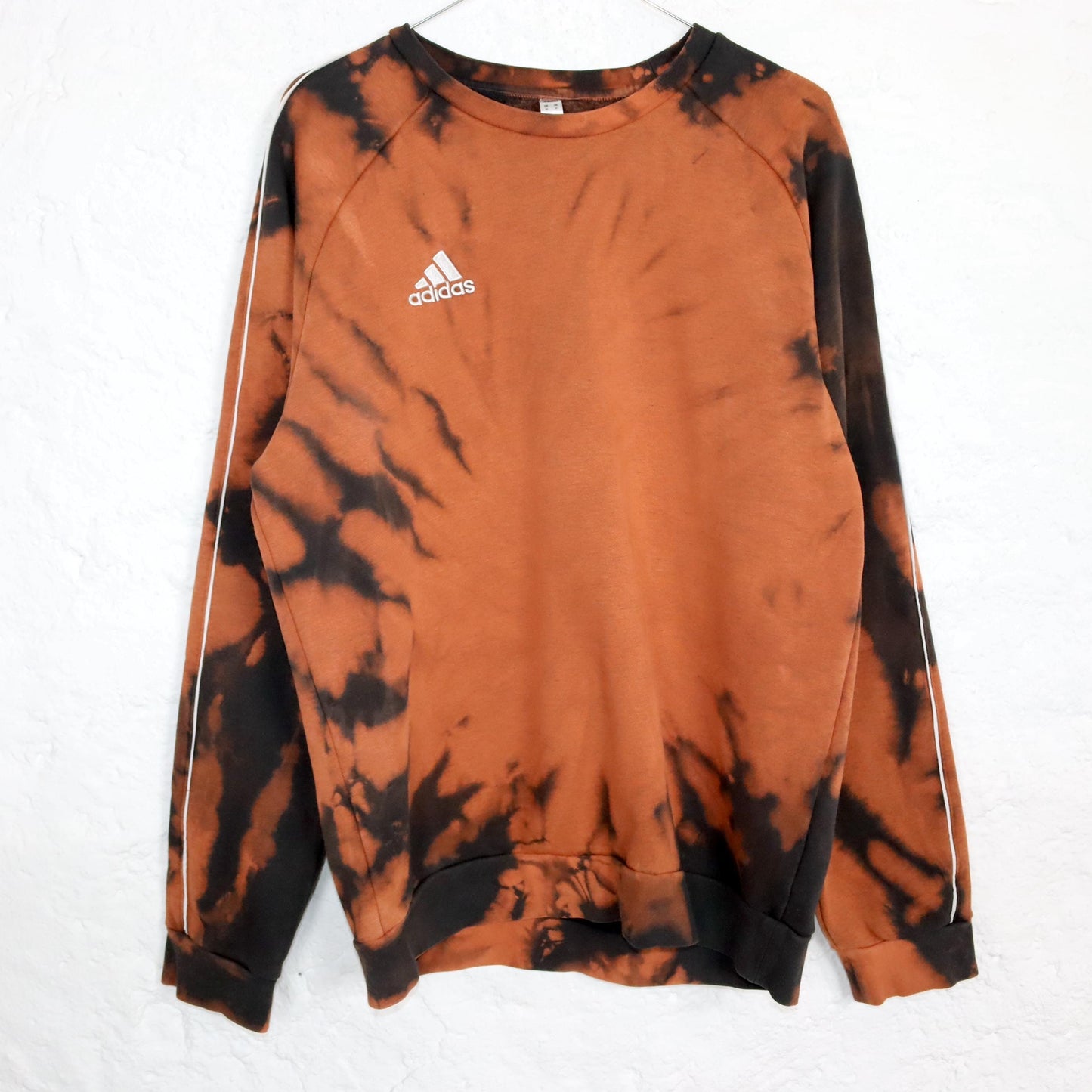 Vintage 80er 90er ADIDAS Sweatshirt Pullover reworked selfmade Batik M