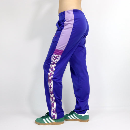 Vintage 80s 90s LOTTO tracksuit bottoms jogging pants purple lilac M