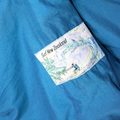 Vintage 80s 90s ADIDAS sailing jacket overcoat windbreaker vest hood Aditex blue 58 XXXL
