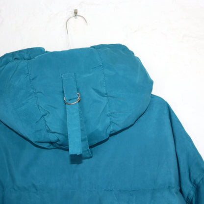 Vintage 80s 90s BRUGI down jacket winter jacket lined puffer jacket blue 56 XXL