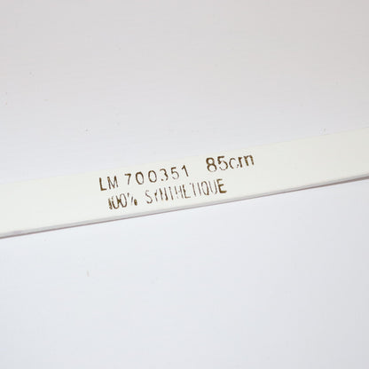 Vintage 80er 90er Y2k schmaler Gürtel silber weiß Schnalle Made in Italy 85 cm