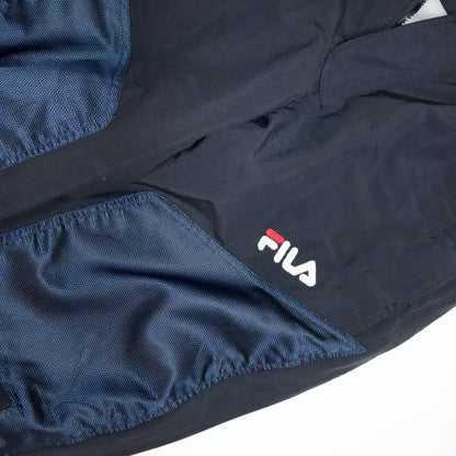 Vintage 80s 90s FILA ski pants snow pants lined blue black 48 M