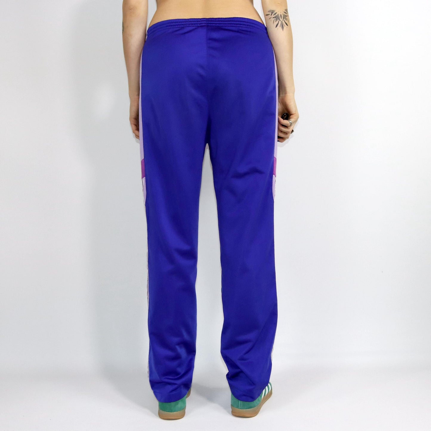 Vintage 80s 90s LOTTO tracksuit bottoms jogging pants purple lilac M