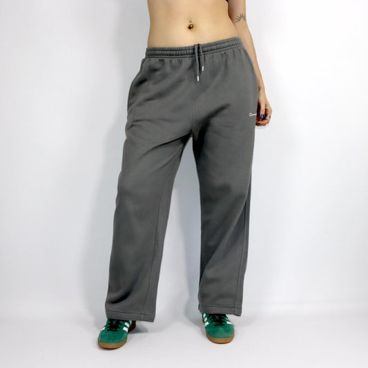 Vintage 80s 90s CHAMPION jogging pants tracksuit bottoms baggy wide leg grey XXL