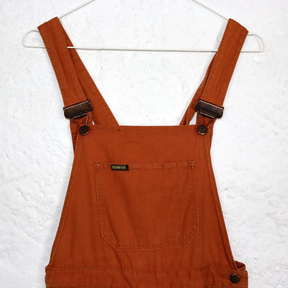 Vintage 80s 90s PIONEERS dungarees one-piece denim orange 36