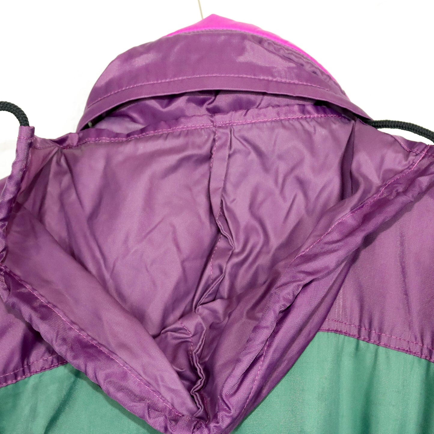 Vintage 80s 90s SNOWANDFREEDOM ski suit snowsuit one-piece dark green purple M