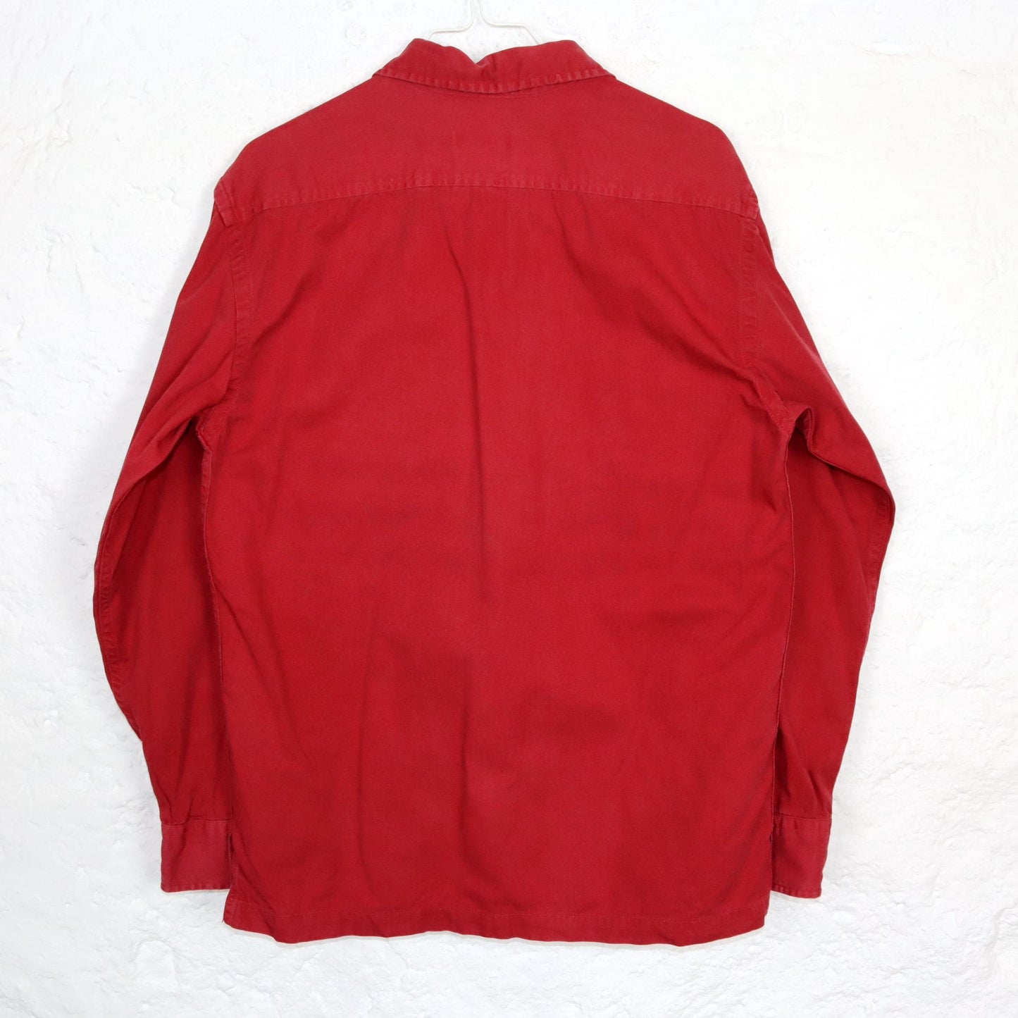 Vintage 80s 90s REPLAY shirt long sleeve red zipper M