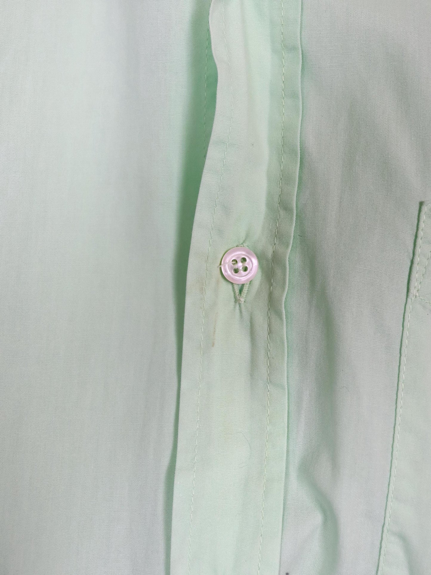 Vintage 80s 90s VALENTINO OLIVER shirt long sleeve mini green embroidery M
