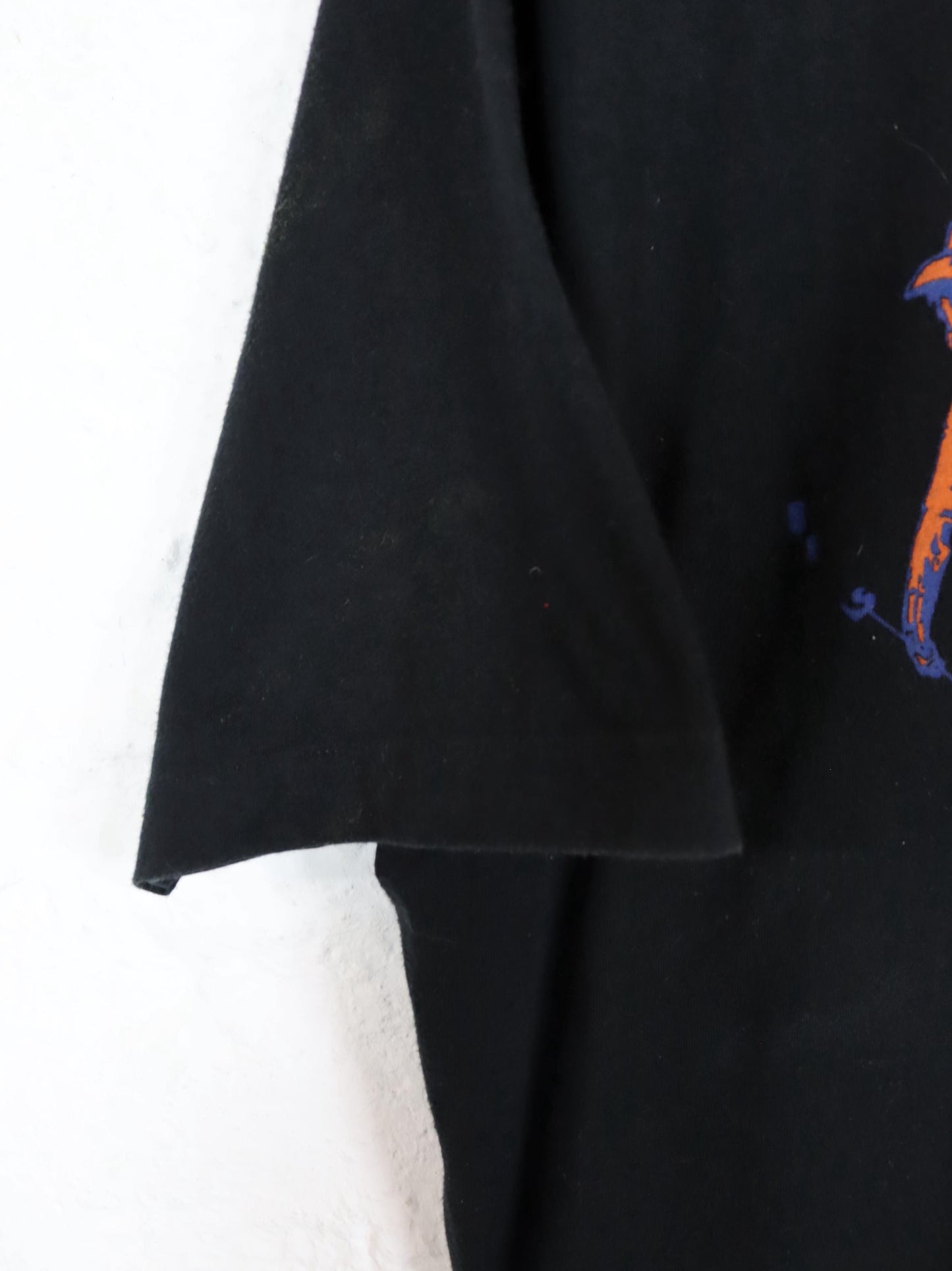 Vintage 80s 90s LEVIS T-shirt short sleeve print 1980s single stitched black L