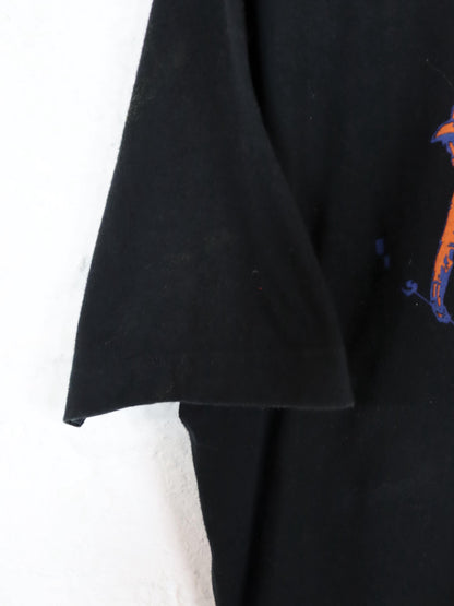 Vintage 80s 90s LEVIS T-shirt short sleeve print 1980s single stitched black L