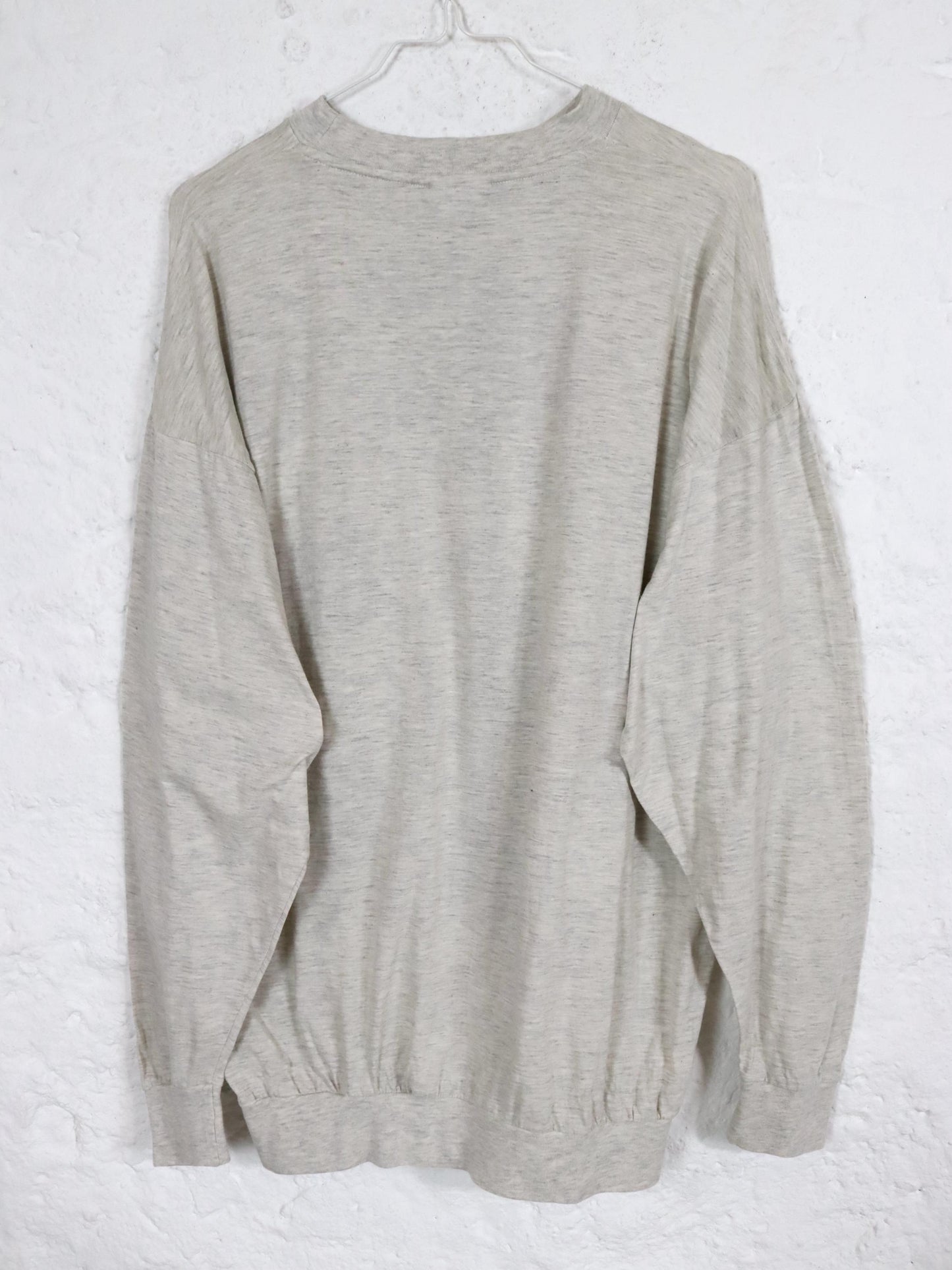 Vintage 80s 90s MALE longsleeve T-shirt long sleeve print crazy pattern 52 L