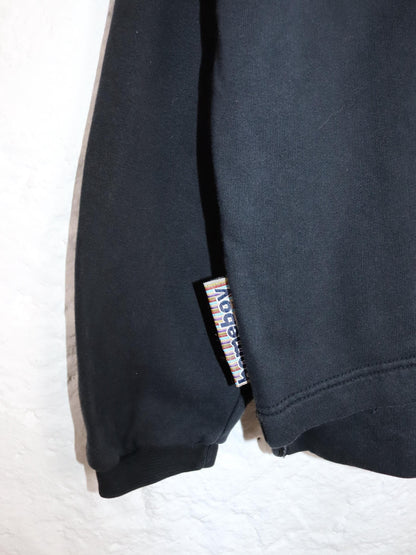 Vintage 80er 90er HOMEBOY Sweatshirt Pullover schwarz Stickerei L