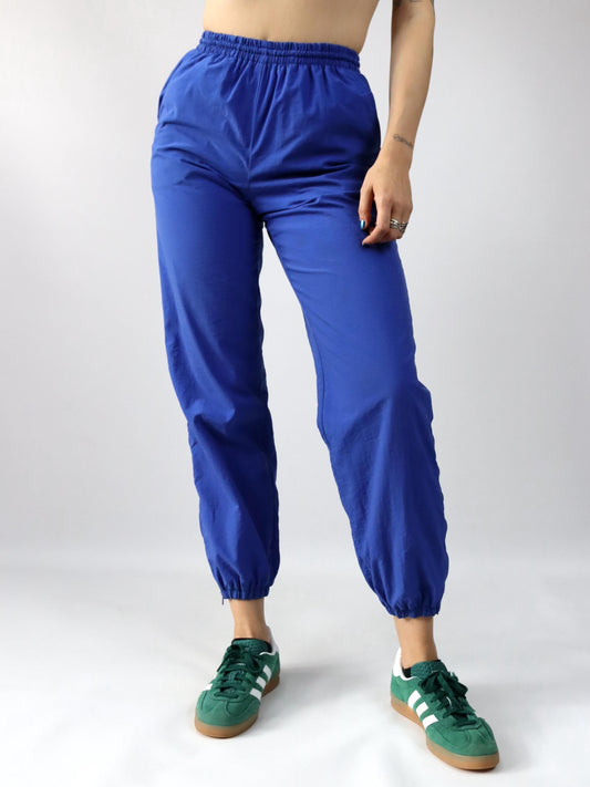Vintage 80s 90s FILA jogging pants tracksuit bottoms blue double layer 48 M