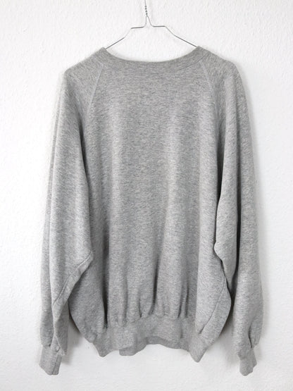 Vintage 80er 90er CHAMPION Sweatshirt Pullover grau Crew Neck XXL