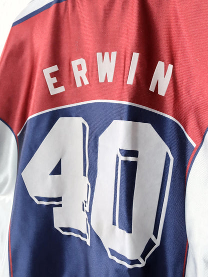 Vintage 80er 90er JAKO Trikot Shirt kurzarm glänzend metallic XL