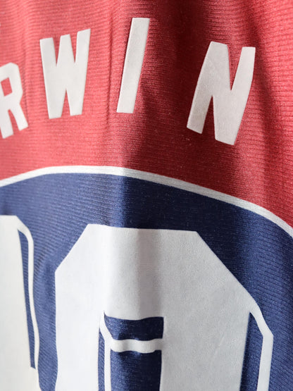 Vintage 80er 90er JAKO Trikot Shirt kurzarm glänzend metallic XL