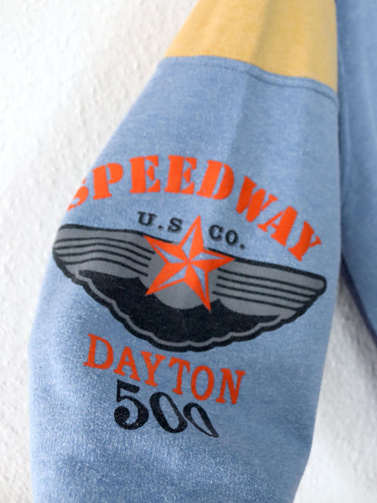 Vintage 80er 90er ESSELLE Sweatshirt Pullover Print Dayton 500 XL