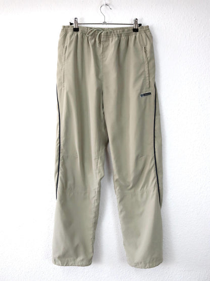 Vintage 90s 00s Y2k ADIDAS jogging pants tracksuit pants beige M