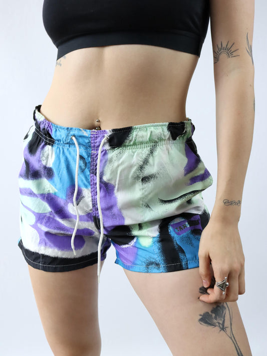 Vintage 80s 90s CARRERA shorts shorts crazy pattern L