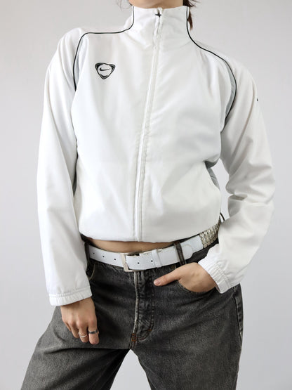 Vintage 90s 00s Y2k NIKE ACG track jacket stand-up collar white S