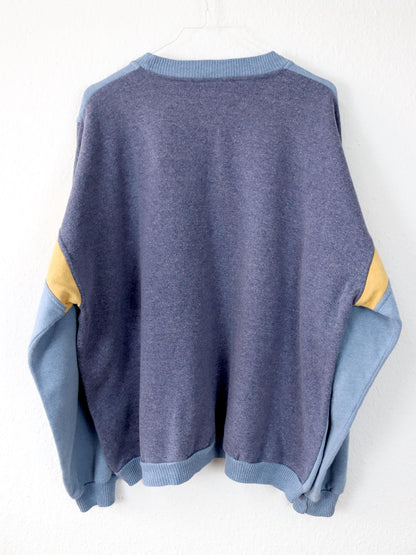 Vintage 80er 90er ESSELLE Sweatshirt Pullover Print Dayton 500 XL