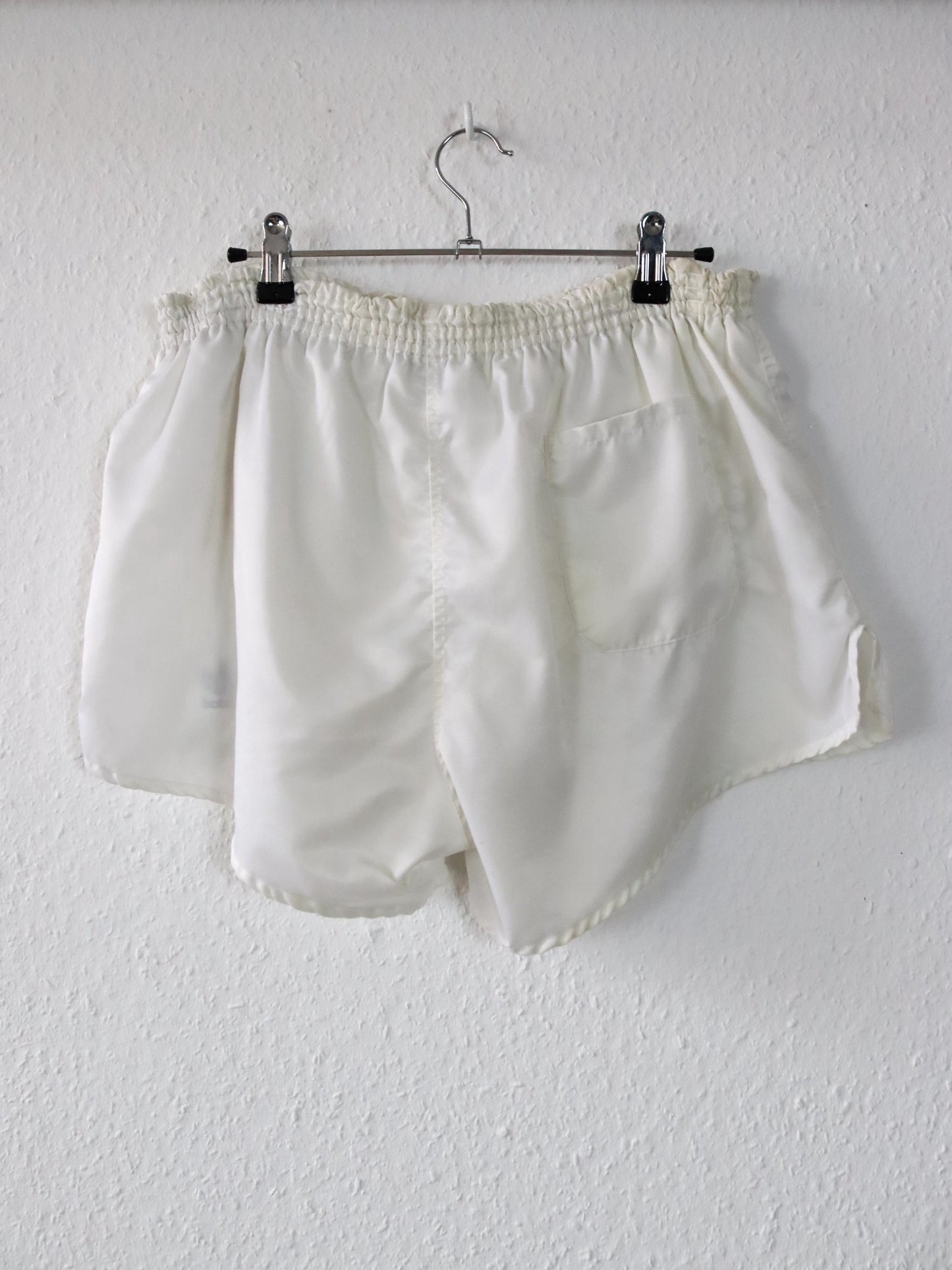 Vintage 80er 90er ADIDAS Shorts Laufshorts weiß Made in Yugoslavia D7 L