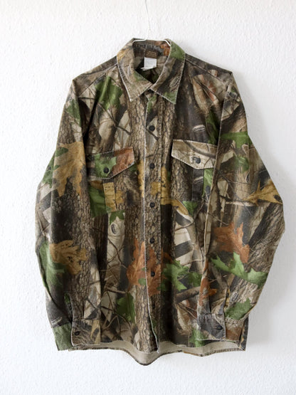 Vintage 80s 90s RANGER Realtree flannel shirt heavy cotton XL