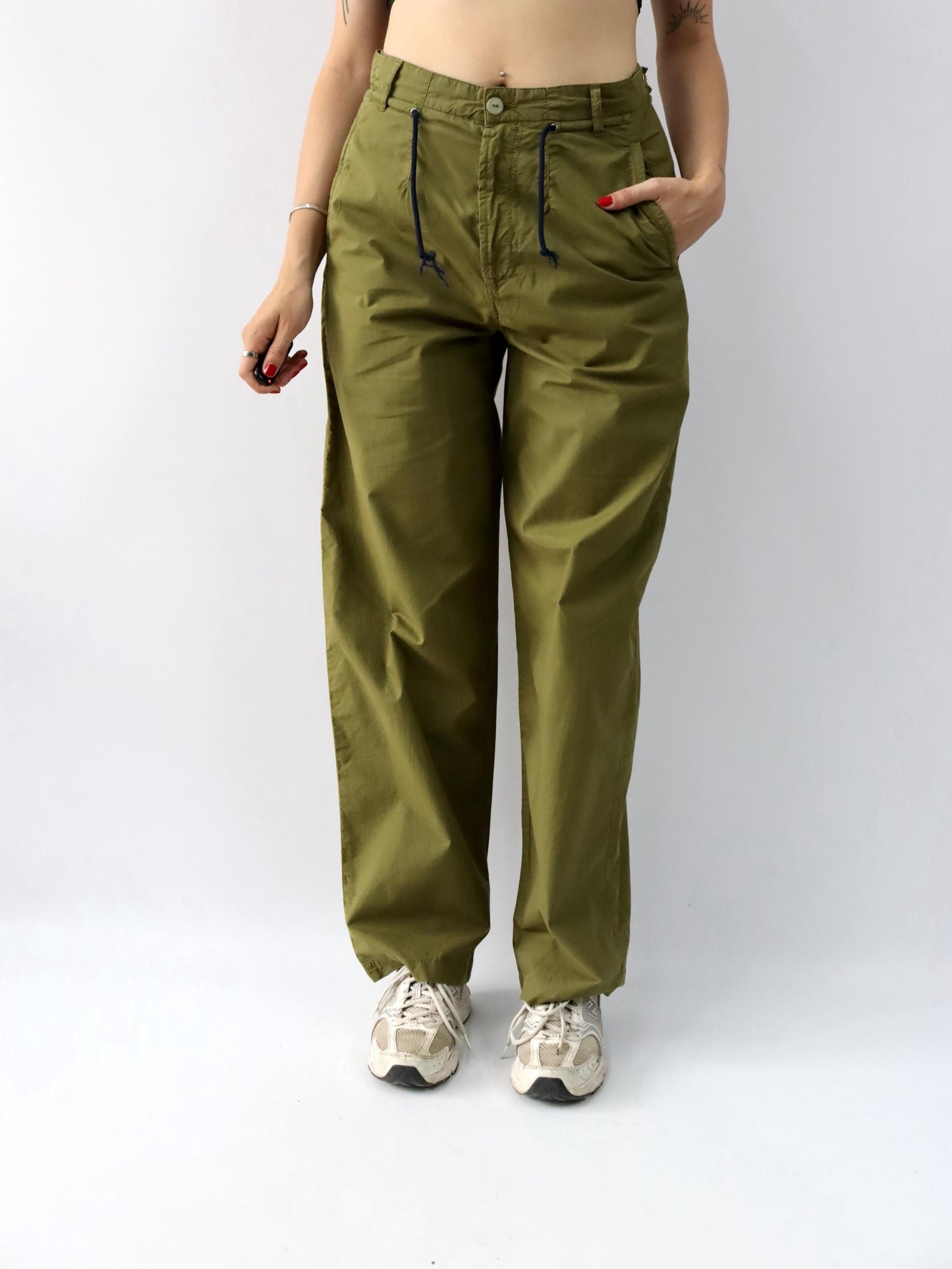 Vintage 80s 90s SOVIET Pants Baggy Pants khaki W34
