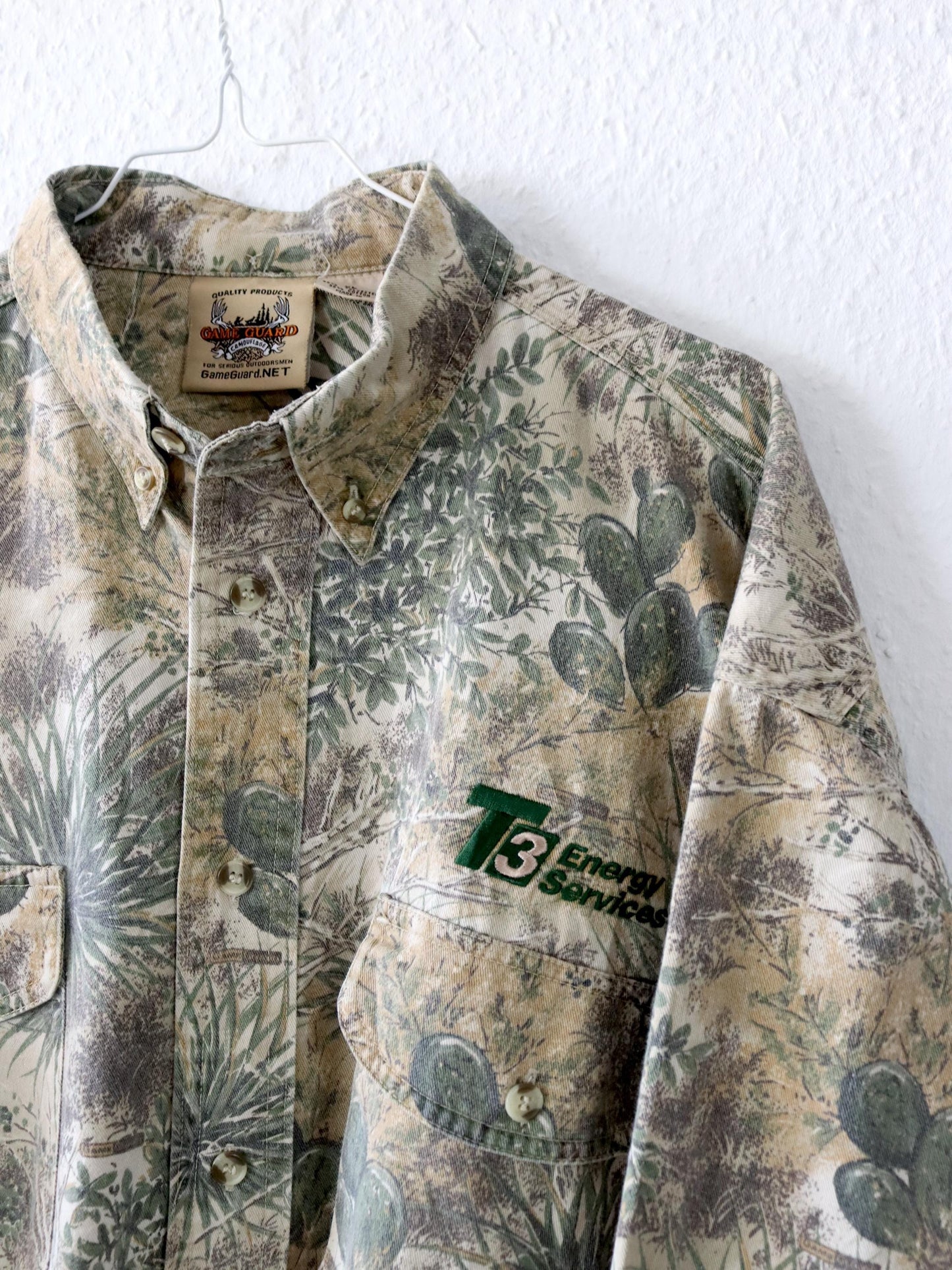 Vintage 80er 90er GAME GUARD Realtree Flanellhemd langarm XL