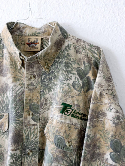 Vintage 80er 90er GAME GUARD Realtree Flanellhemd langarm XL
