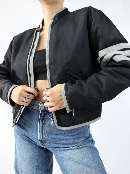 Vintage 90s 00s HARLEY DAVIDSON motorcycle jacket lightly lined M