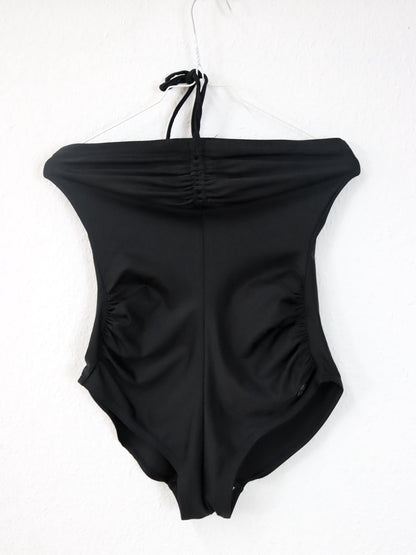 Vintage 80s 90s ROSEMARIE REID bodysuit bandeau black 38