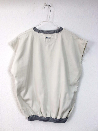 Vintage 80s 90s WILSON Sweatshirt Pullunder white Print S