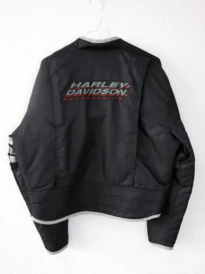 Vintage 90s 00s HARLEY DAVIDSON motorcycle jacket lightly lined M