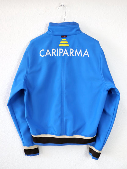 Vintage 90s 00s Y2k KAPPA softshell jacket stand-up collar patches Italy blue M