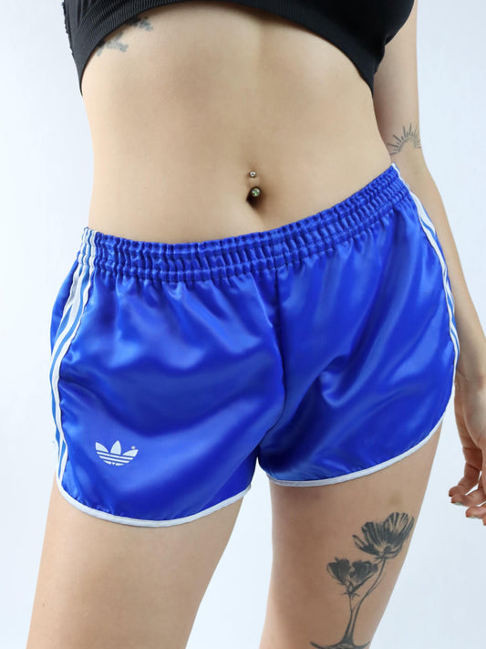 Vintage 70s 80s ADIDAS running shorts blue Made in France M