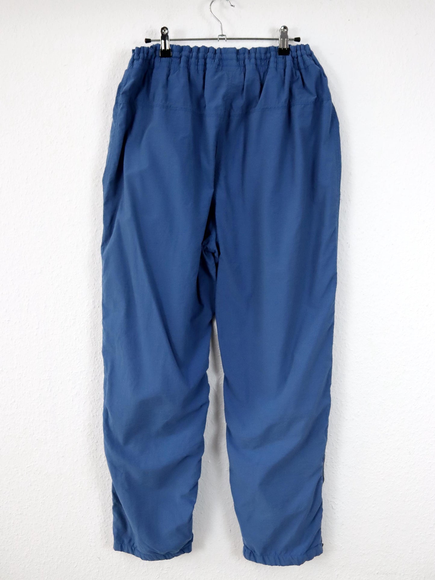 Vintage 80er 90er REEBOK Jogginghose Trainingshose Reißverschluss blau L
