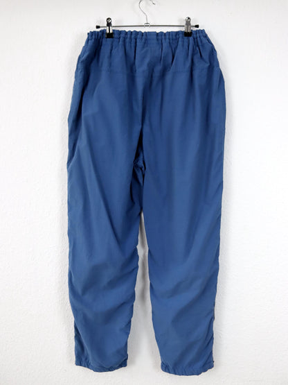 Vintage 80er 90er REEBOK Jogginghose Trainingshose Reißverschluss blau L