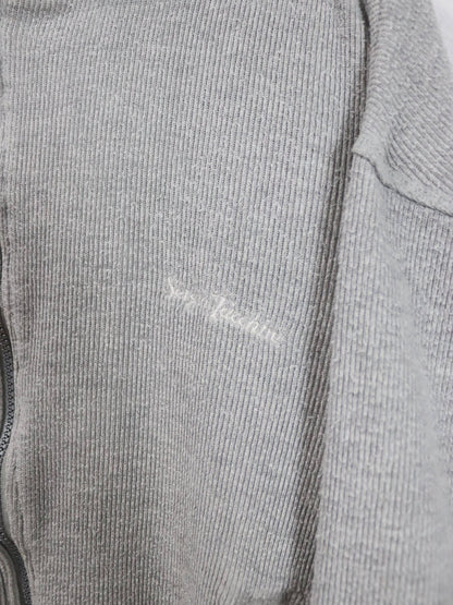 Vintage 80er 90er SERGIO TACCHINI Jacke kurz grau Kapuze M