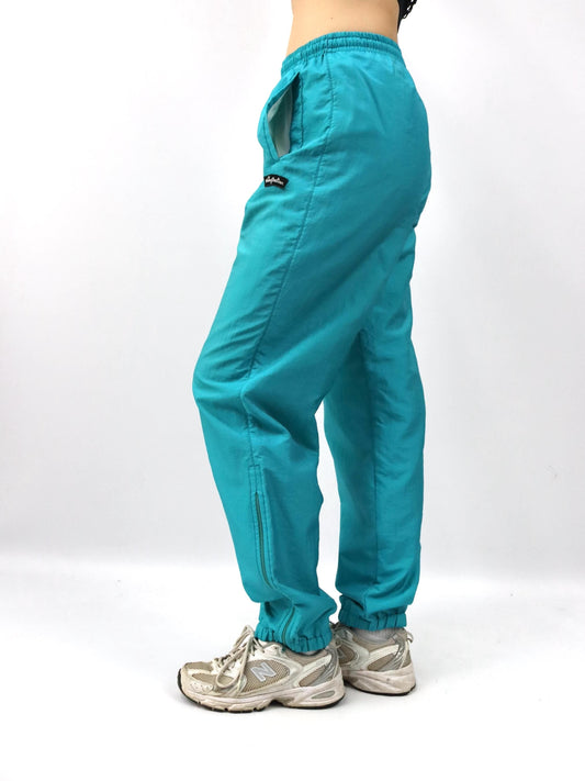 Vintage 80er 90er AUSTRALIAN Jogginghose Trainingshose türkis 50 L