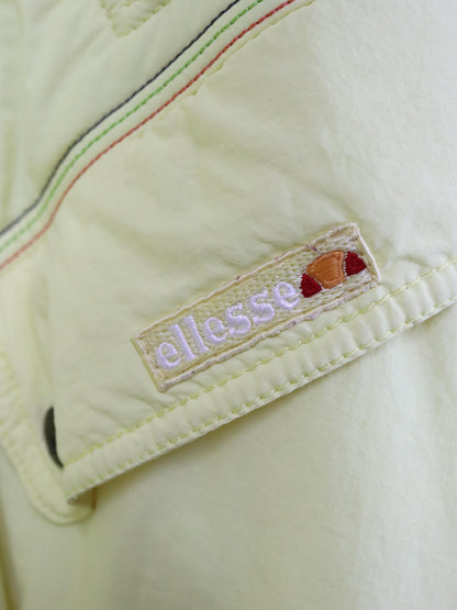 Vintage 80er 90er ELLESSE Skijacke Winterjacke gefüttert gelb XL