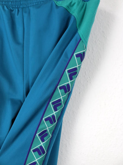 Vintage 80er 90er FILA Trainingshose Jogginghose blau türkis 52 L