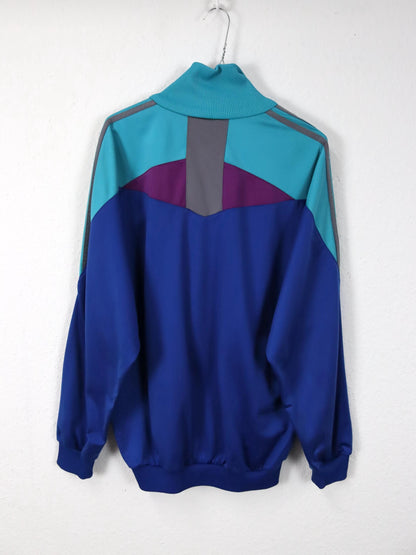 Vintage 80er 90er ADIDAS Firebird Trainingsjacke Stehkragen D5 38/40