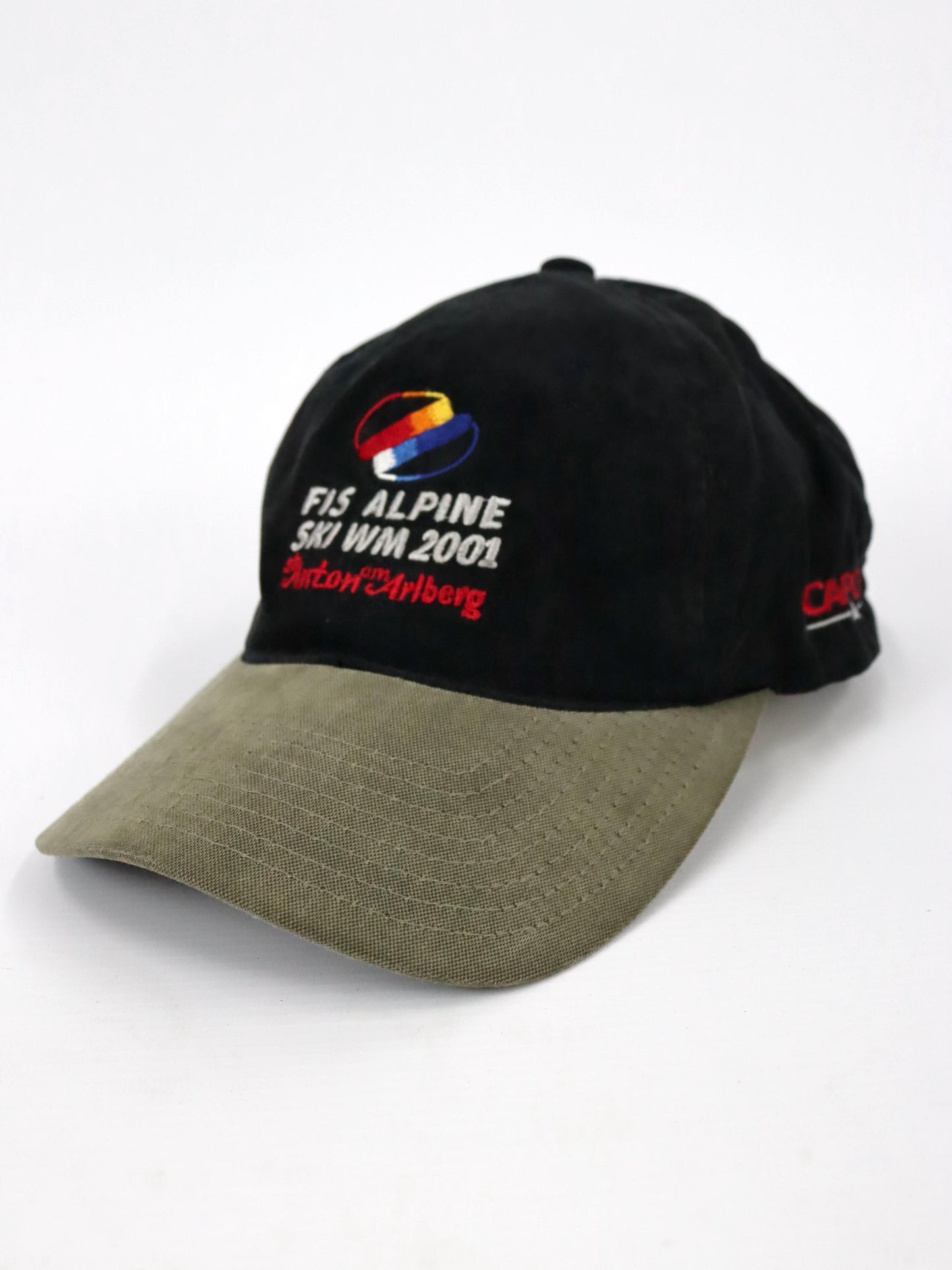 Vintage 90er 00er Y2k TACTEL Capo Austria Cap Mütze FIS Alpine Ski WM 2001 One Size