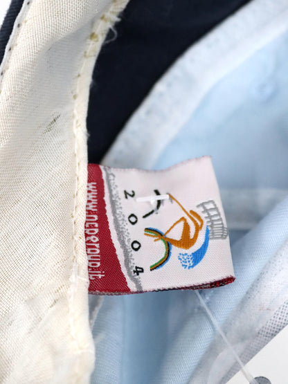 Vintage 90er 00er Y2k N.C.P. Merchandise Cap Mütze blau schwarz WM Cycling 2004 Verona Bardolino One size