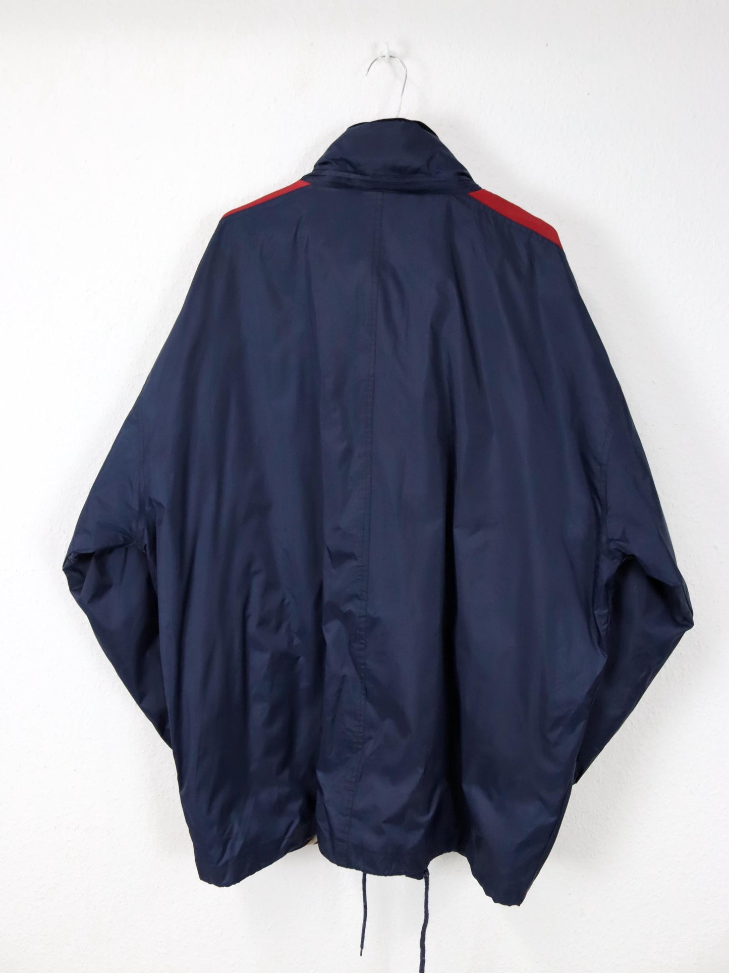 Vintage 90er 00er ONEILL Regenjacke Windbreaker rot dunkelblau XXL